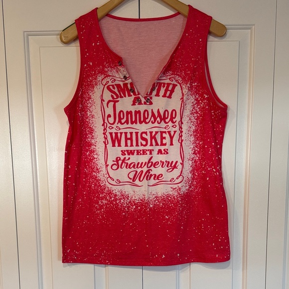 Undefined Tops - Red Graphic Women's Tank Top